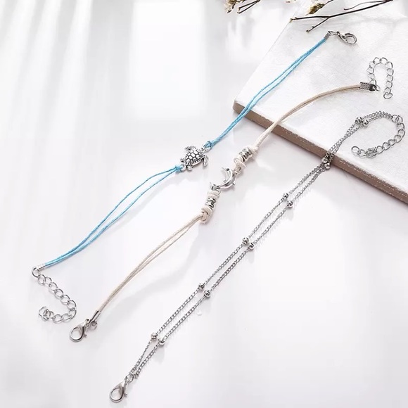 “Saltwater Life” SeaTurtle/Dolphin Anklet/Bracelet - Picture 7 of 9
